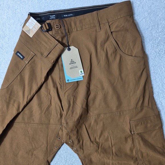 Prana Other - NEW Prana Stretch Zion Slim Pant II Mens 40/30 Sepia Brown Hiking Taper Stretch
